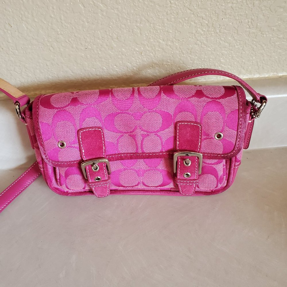 LIKE NEW RARE VINTAGE Coach Mini Field Crossbody Bag Purse
